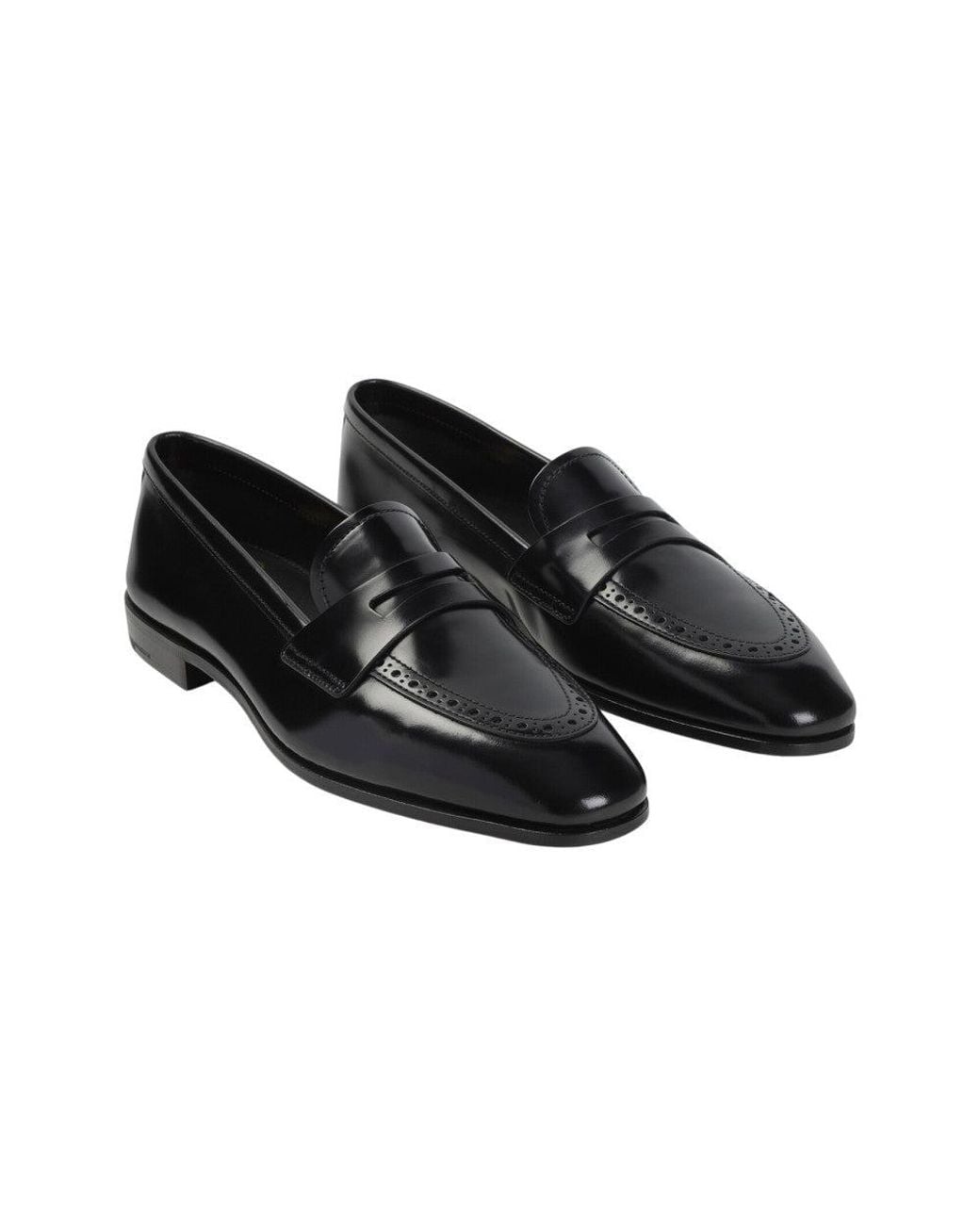 Church's Black Leather Loafers