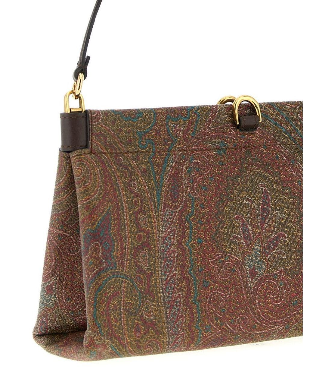 Etro Brown Pvc Clutch Bag