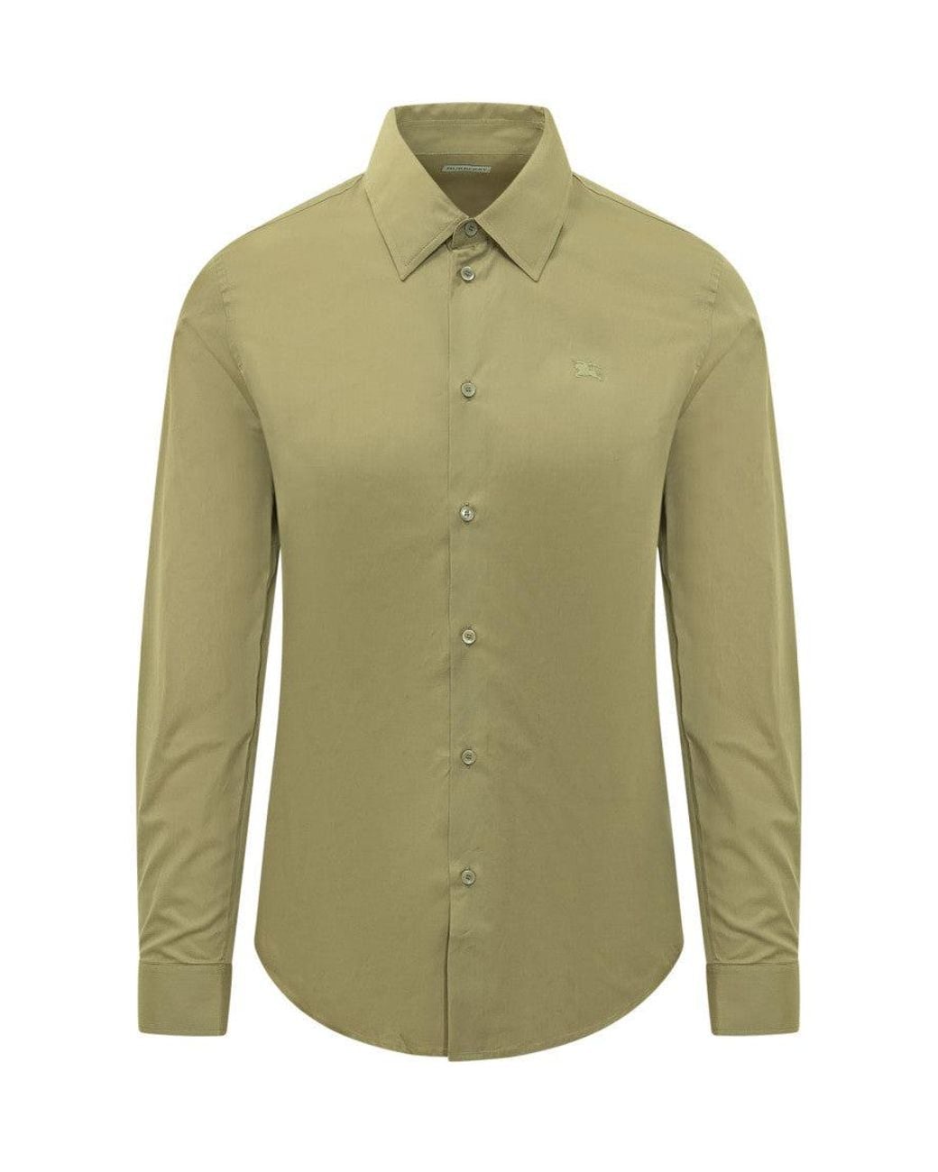 Burberry Green Regular Solid Shirt for men