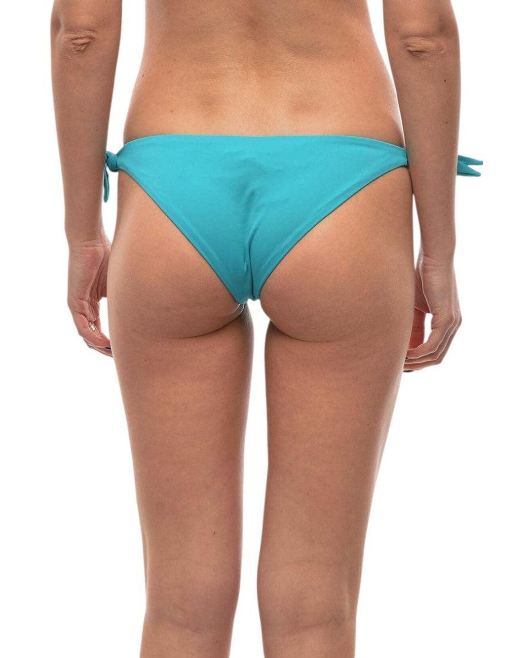 Karl Lagerfeld Blue Sky Logo Bikini Bottom Swimwear