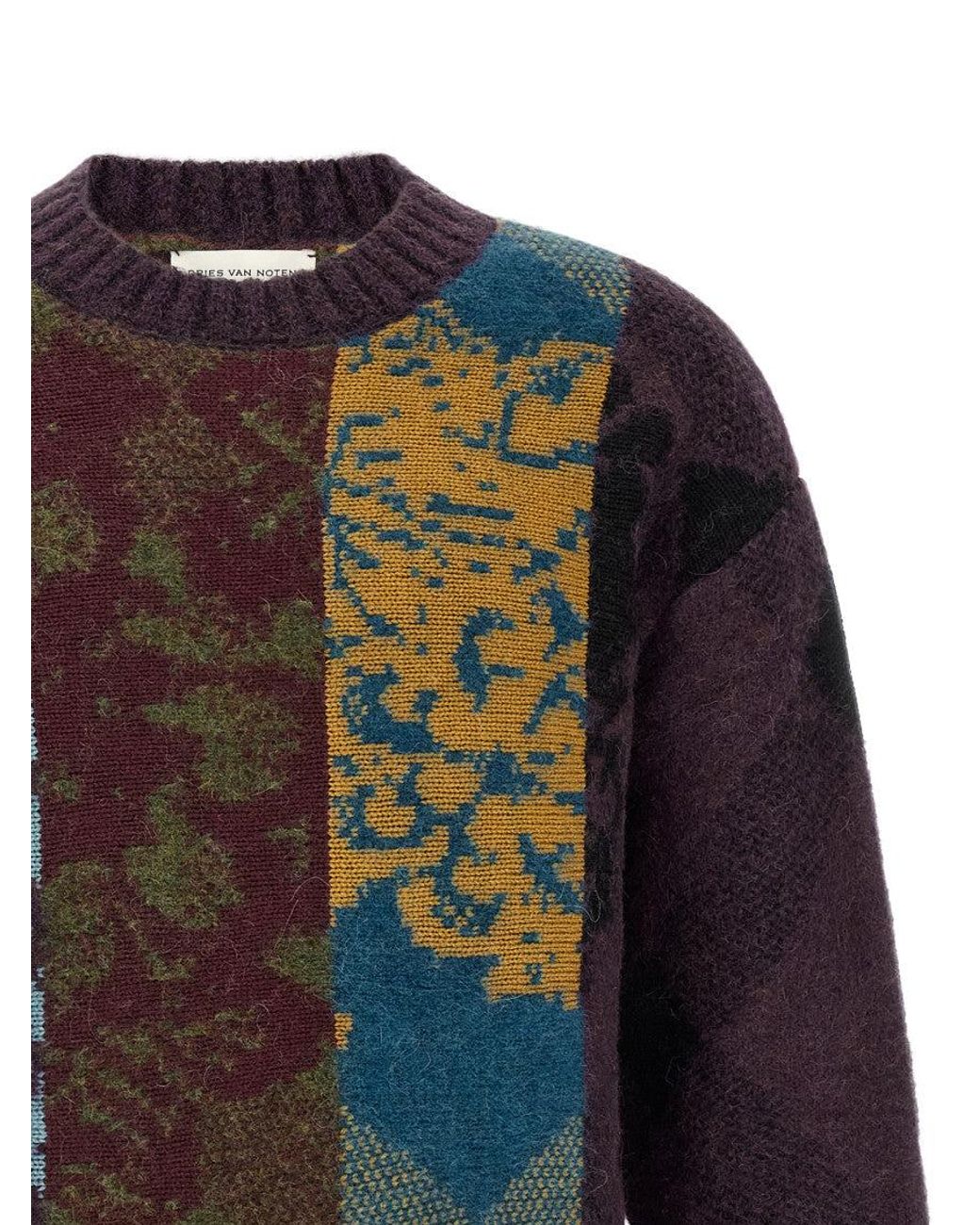 Dries Van Noten Blue 'Matadi' Sweater for men