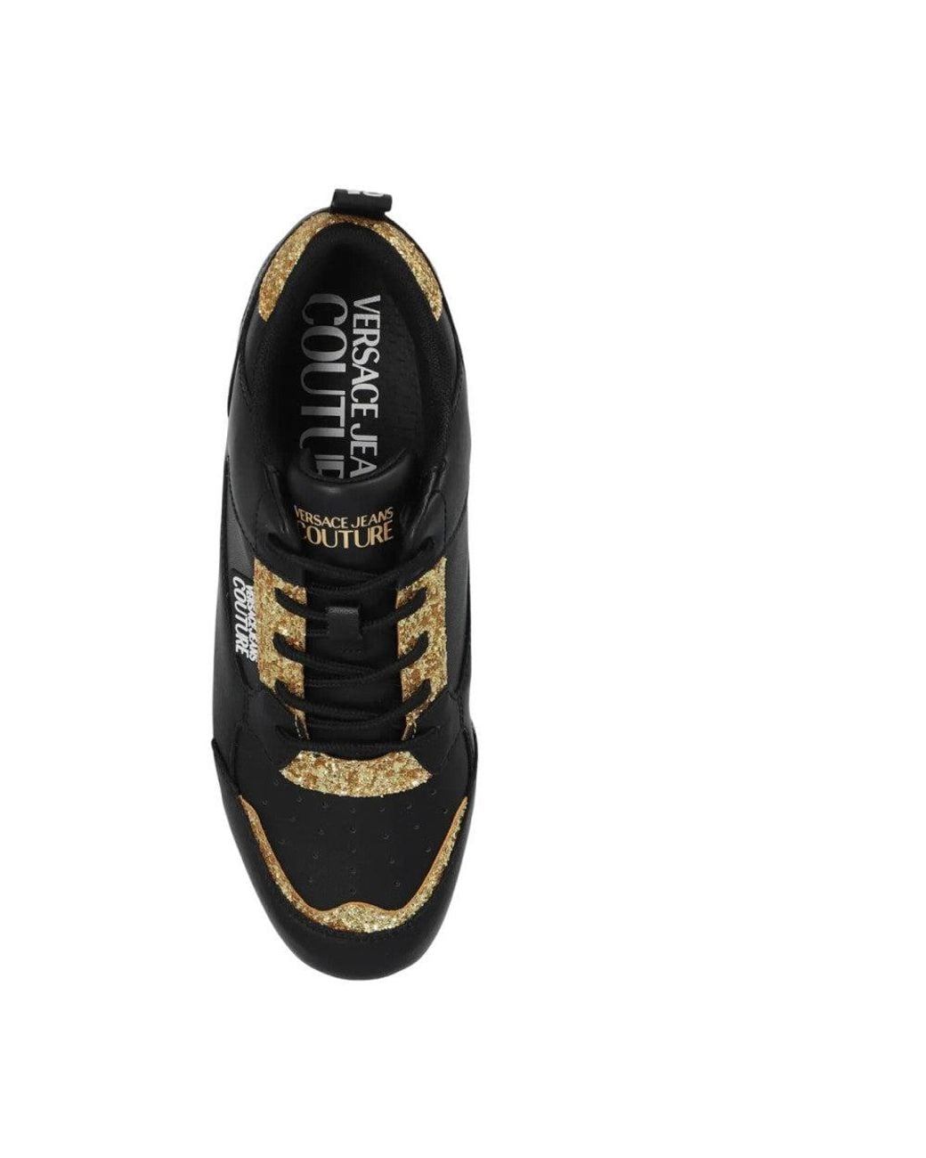 Versace Jeans Couture Black Logo Speedtrack Sneakers