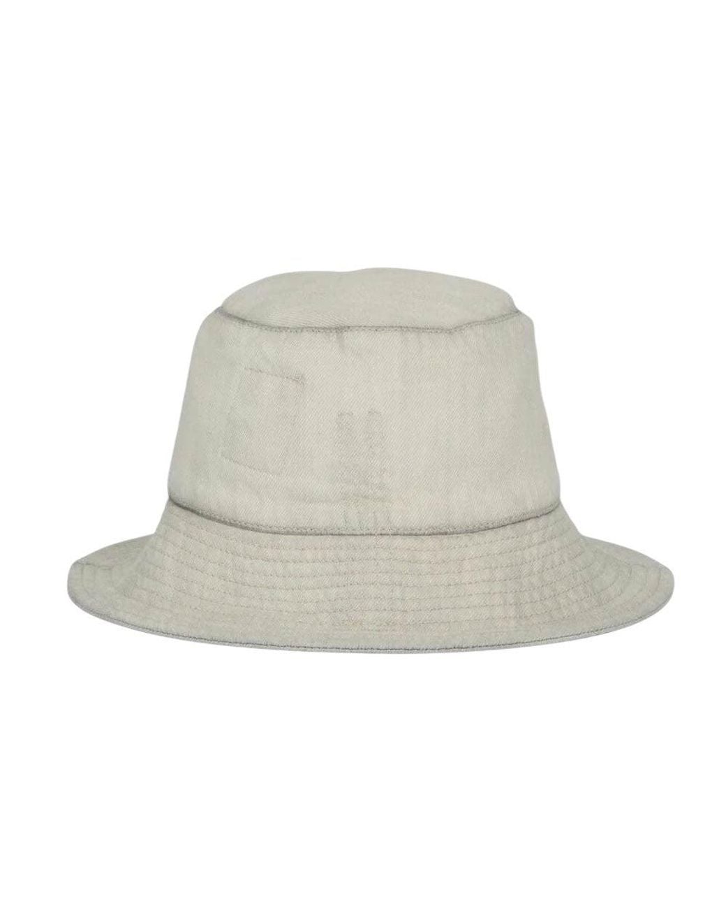Rick Owens White Off Gilligan Bucket Hat