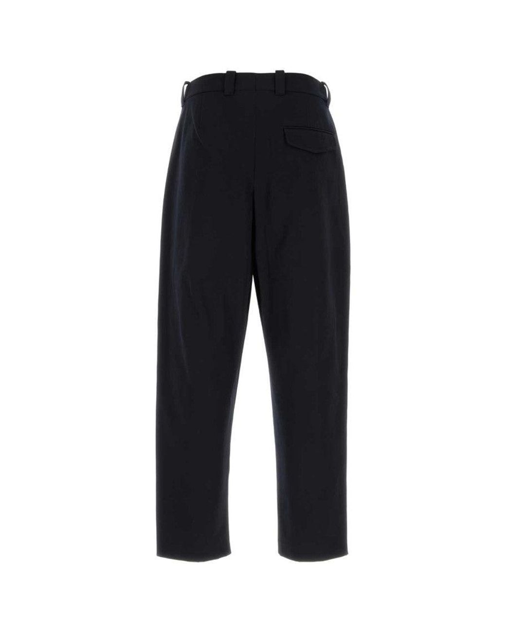 A.P.C. Black Relaxed Pleated Pants for men