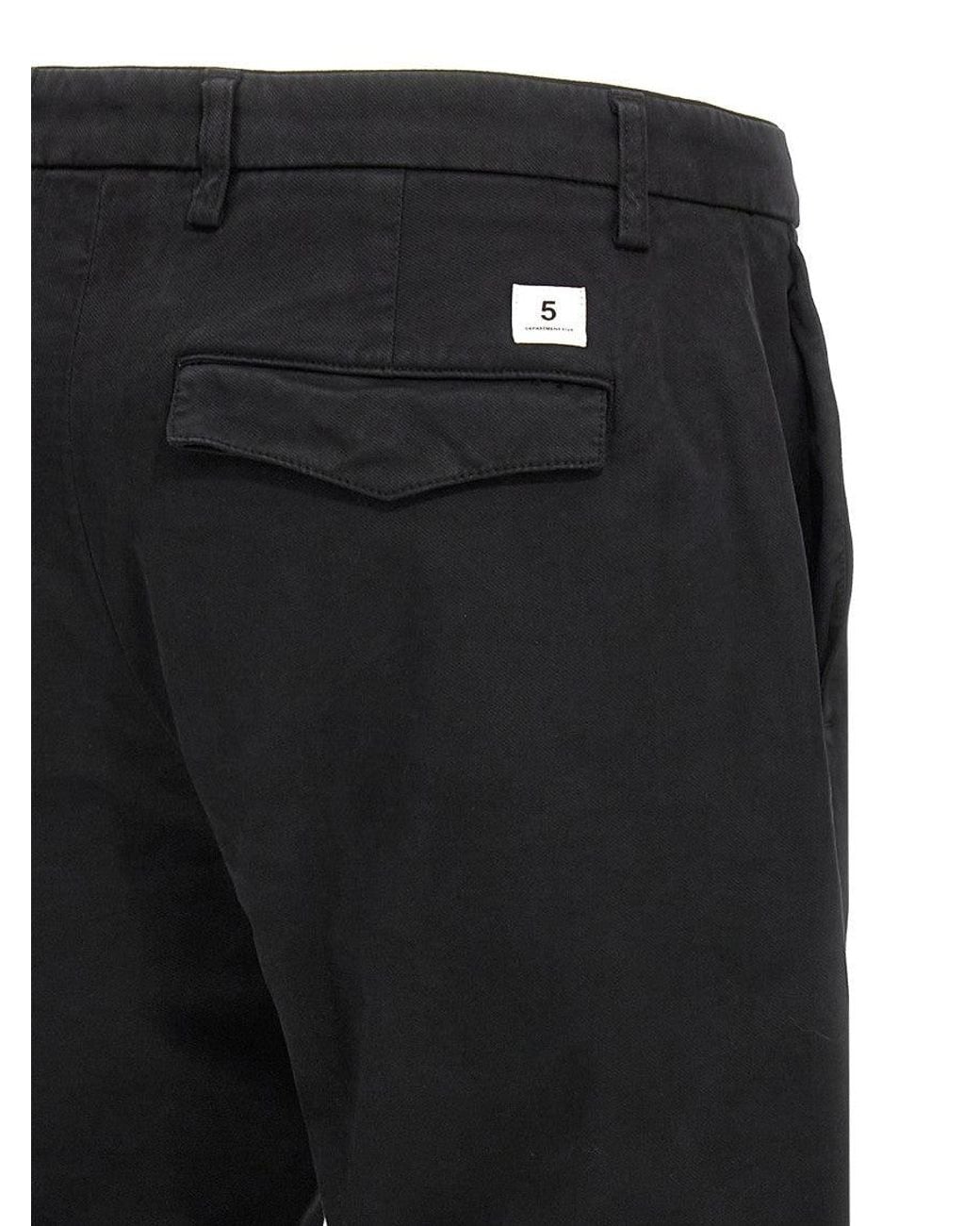 Department 5 Black Prince Pants for men