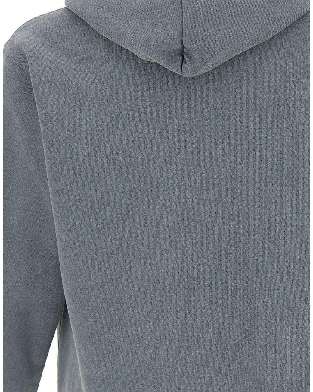 Drole de Monsieur Gray Logo Relaxed Hoodie for men