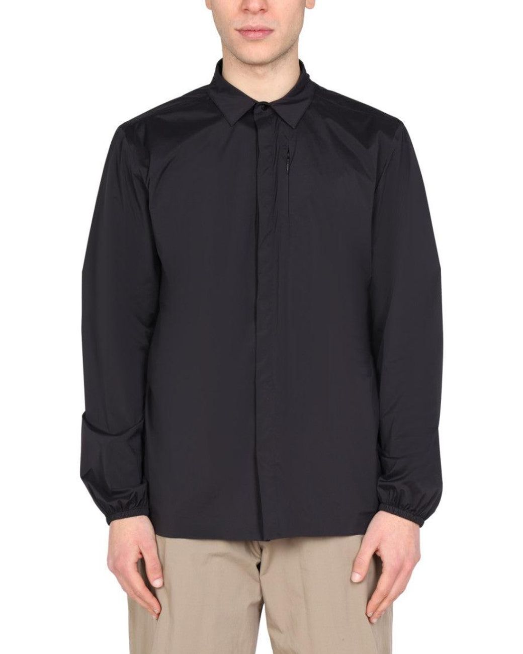 Monobi Blue Solid Shirt Jackets for men