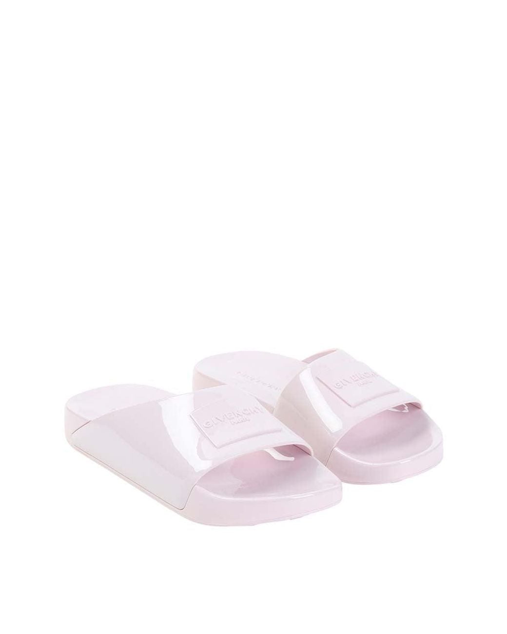 Givenchy Purple Light Open Toe Slides