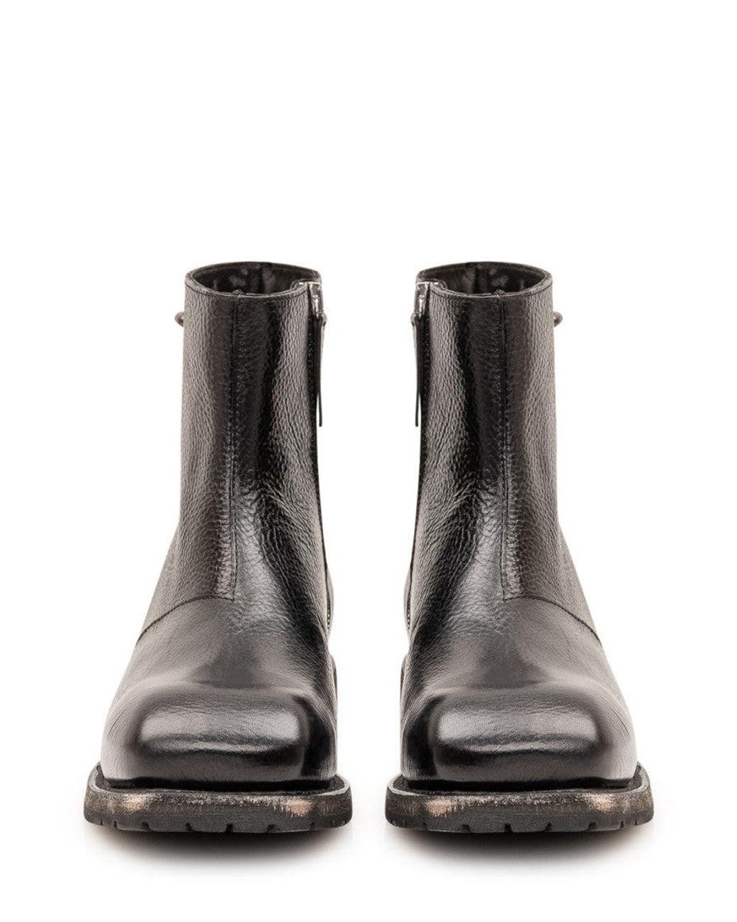 Our Legacy Black Engine Leather Boots for men