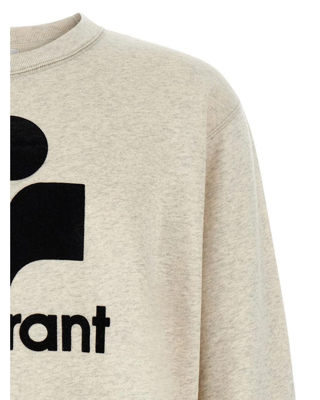 Isabel Marant White Logo Sweatshirt for men