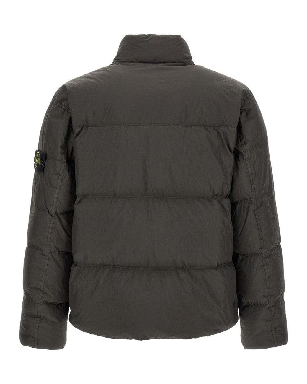 Stone Island Black Quilted Regular Jacket for men