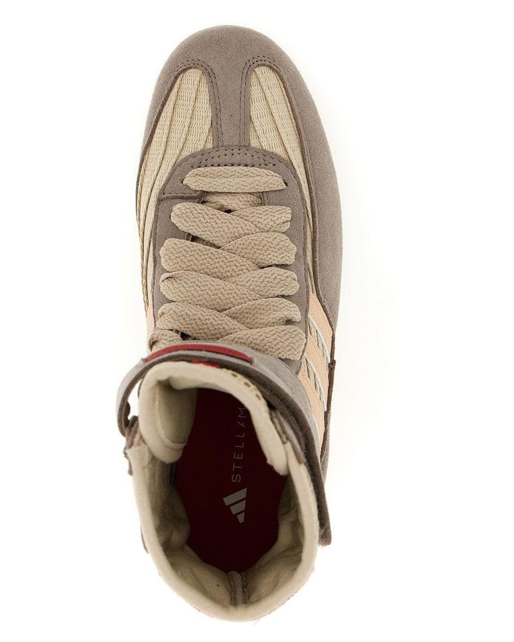 Stella McCartney Brown Multi Color High Top Sneakers