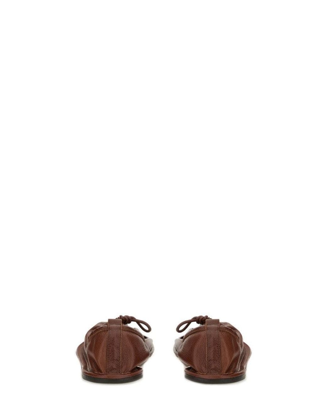 Hereu Brown Dancer Puntera Supplement Leather Shoe