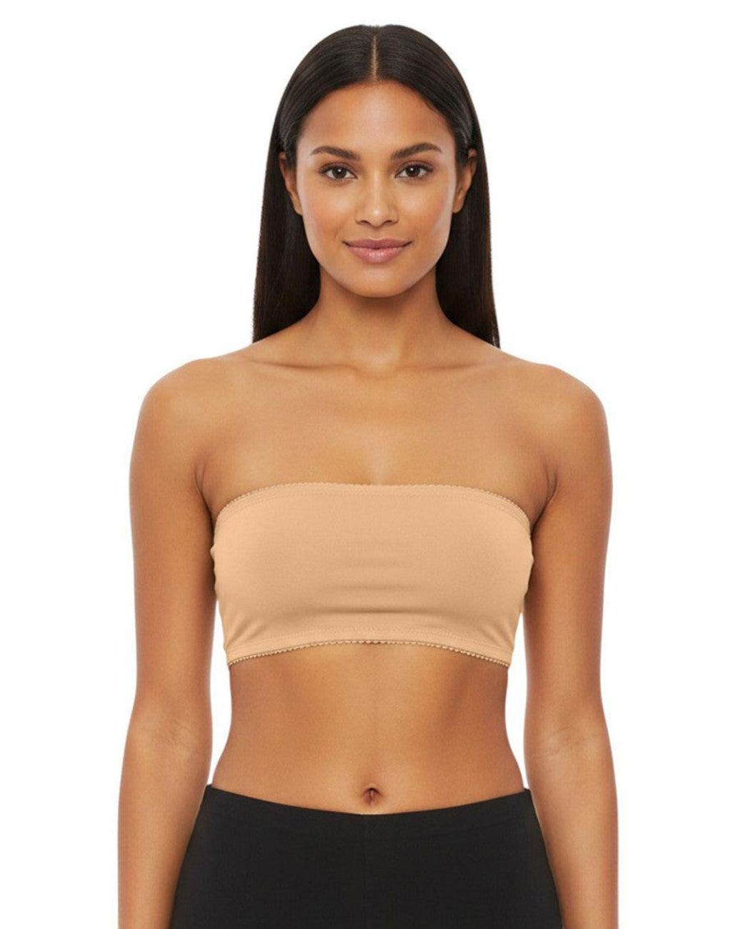 Maison Margiela Natural Strapless Crop Top
