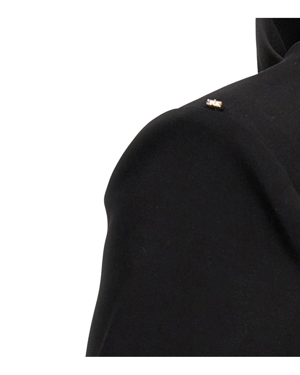 Sportmax Black Turtle Neck Mini Dress
