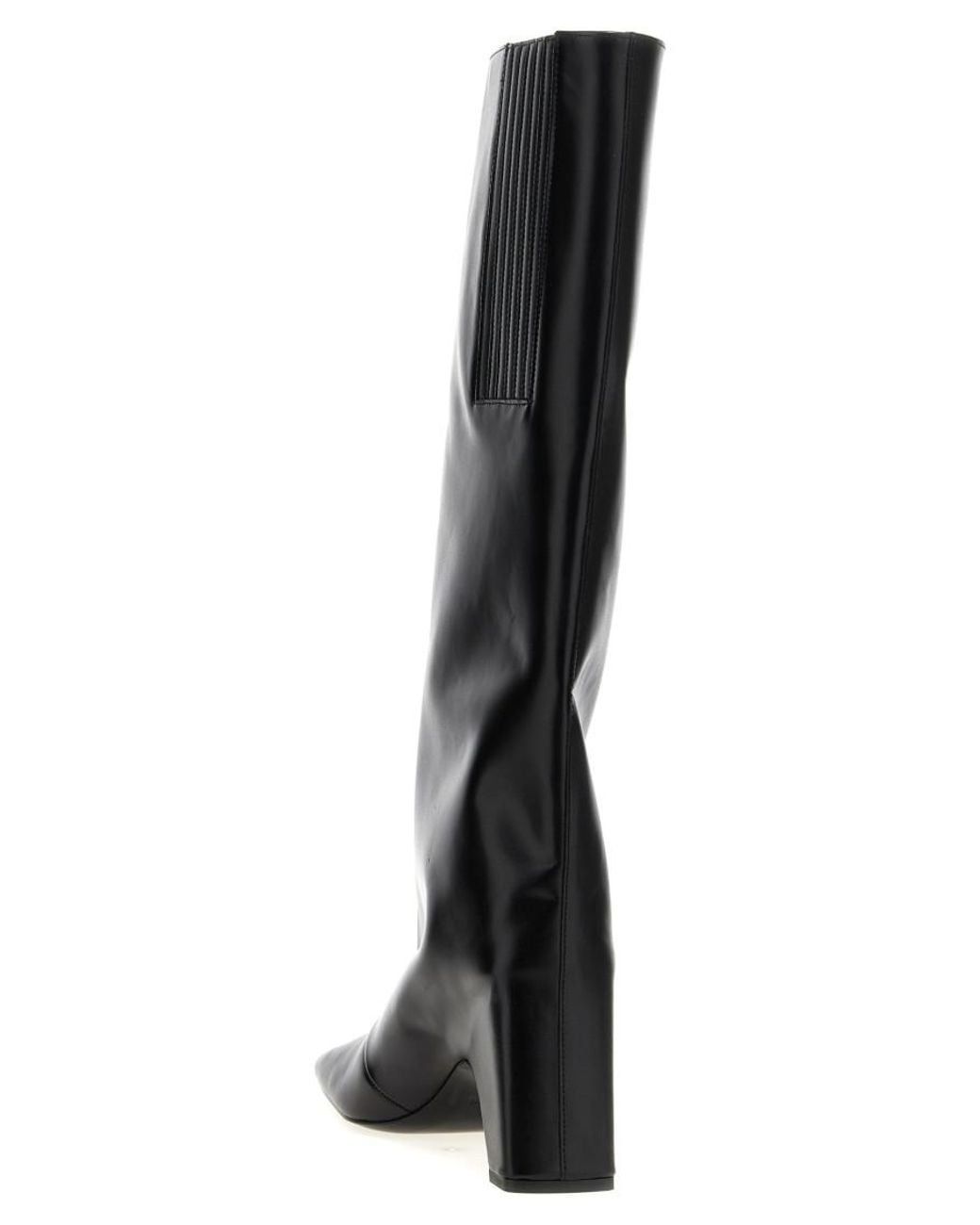 Coperni Black Bridge Leather Boot