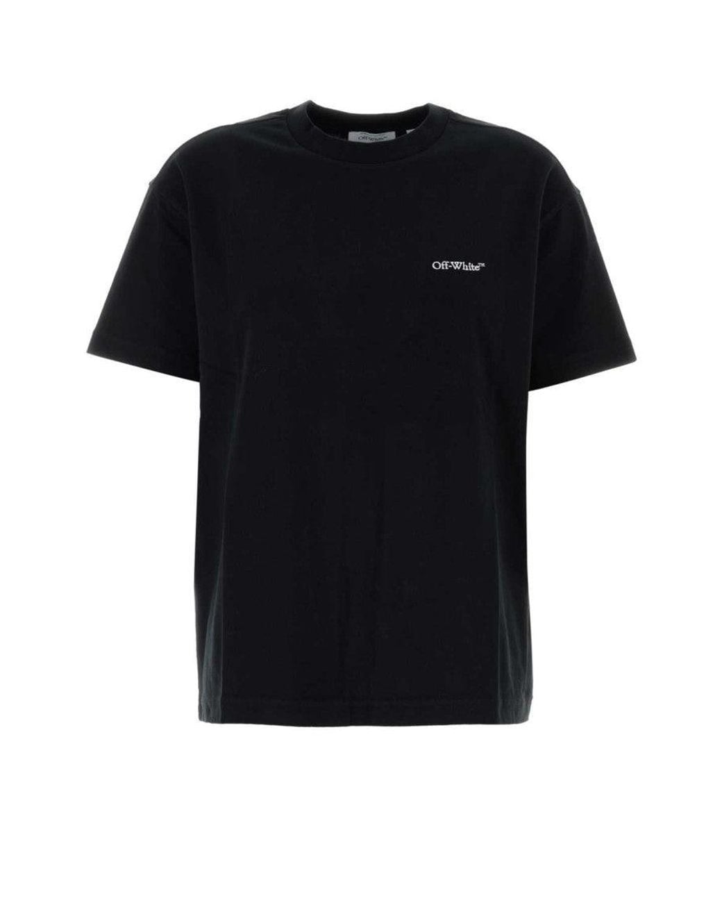 Off-White c/o Virgil Abloh Black Logo Crew Neck T-Shirt