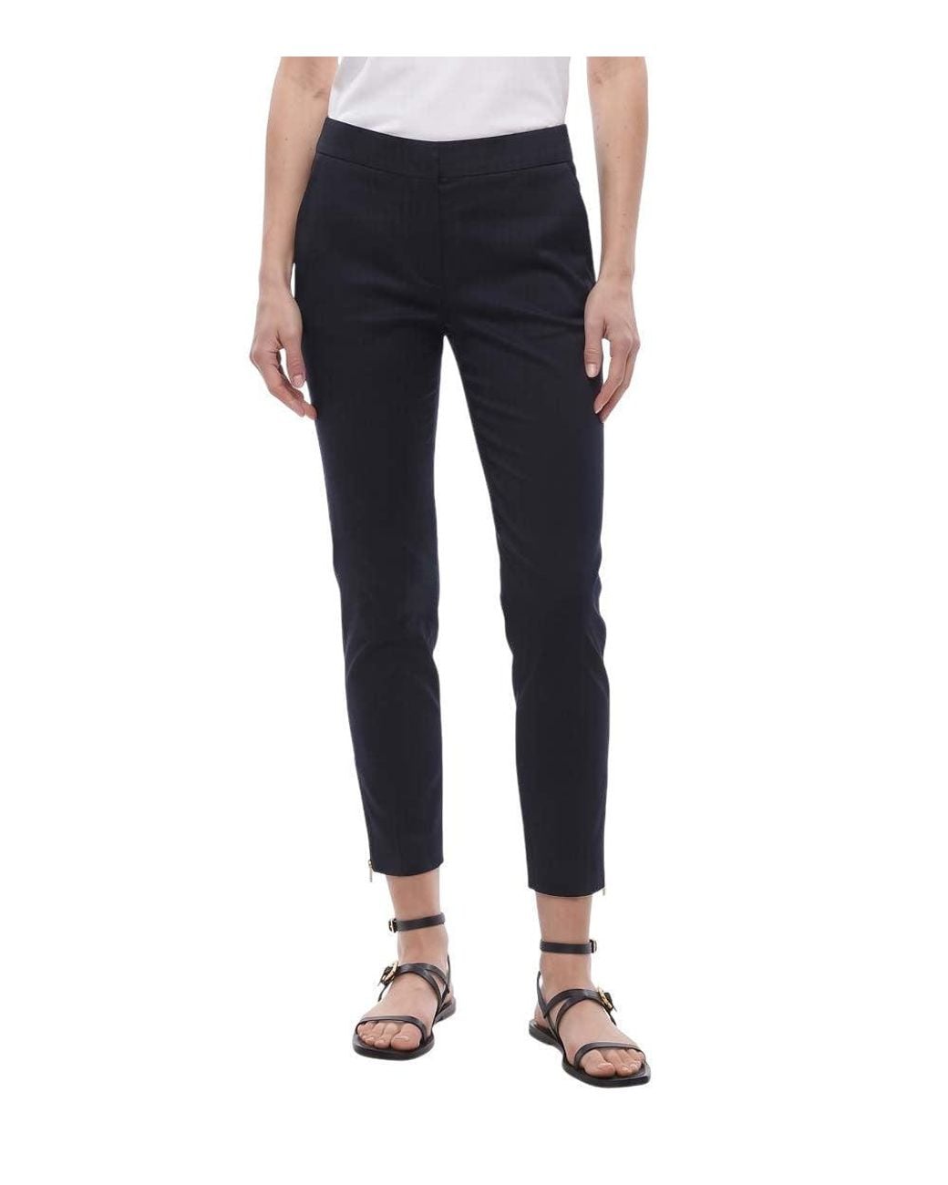 Stella McCartney Blue Slim Flat Front Pants
