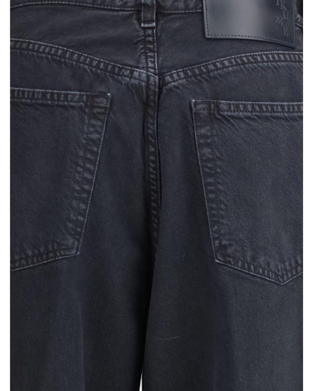 Haikure Blue Wide Leg Denim Jeans