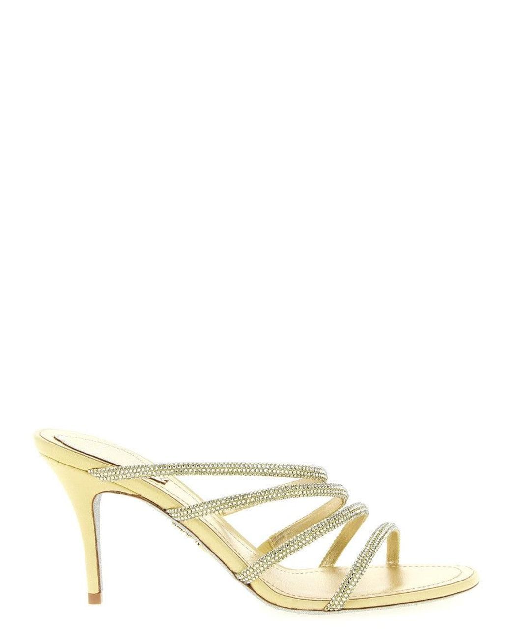 Rene Caovilla Metallic 'Erin' Sandals