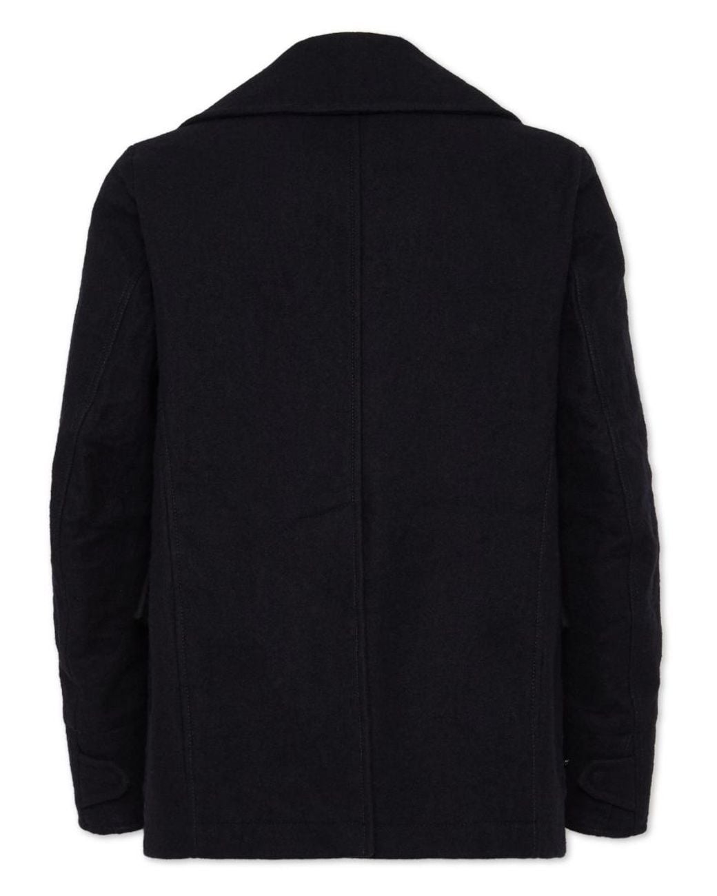 DSquared² Blue Dark Wool Coat for men