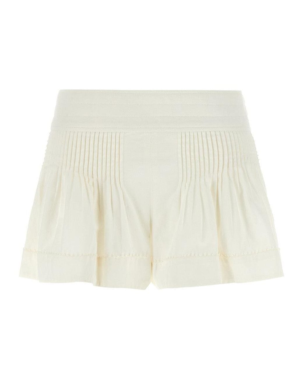 Isabel Marant White 'Cybila' Shorts