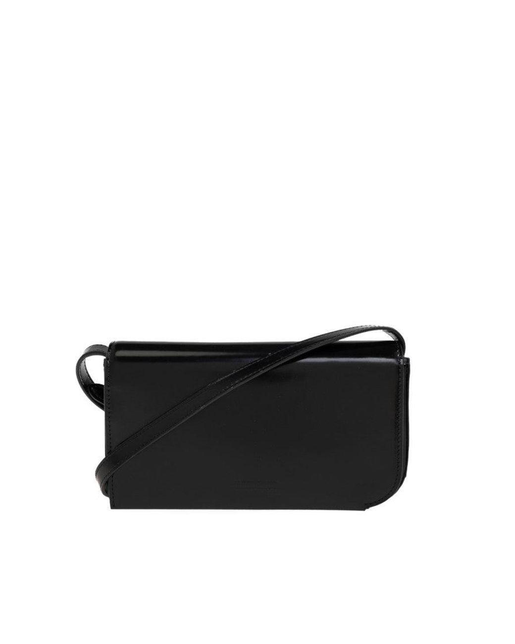 Jacquemus Black Shoulder Bag 'Curvo' for men
