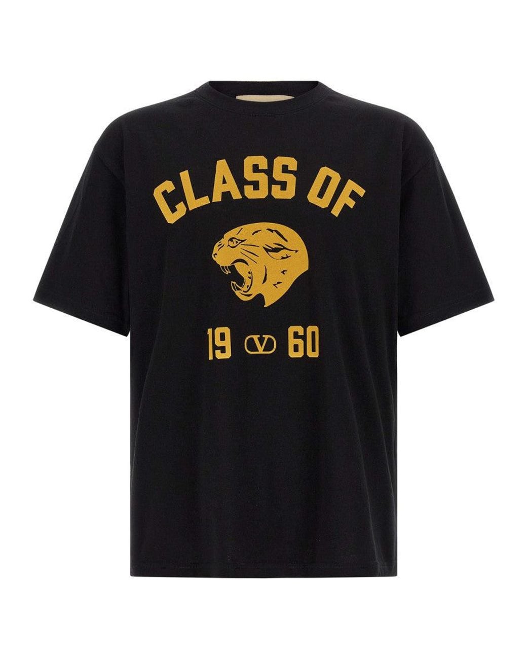 Valentino Black Crew Neck T-Shirts for men
