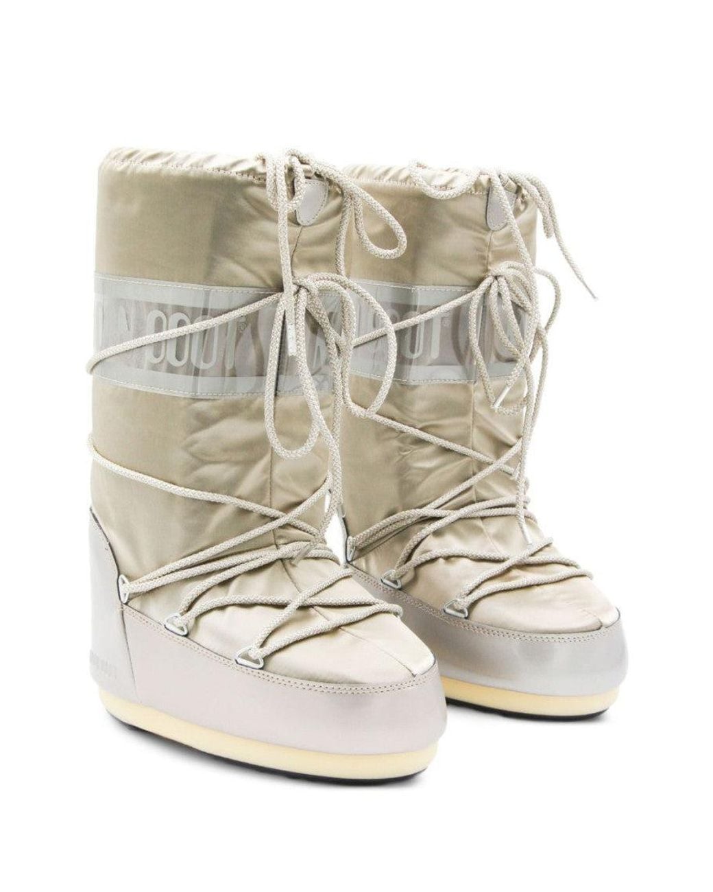 Moon Boot White Icon High Glance Snow Boots
