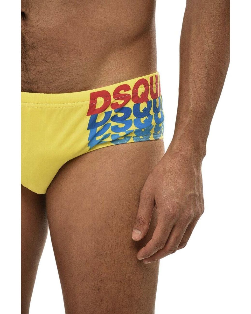DSquared² Blue Logo Swim Brief for men