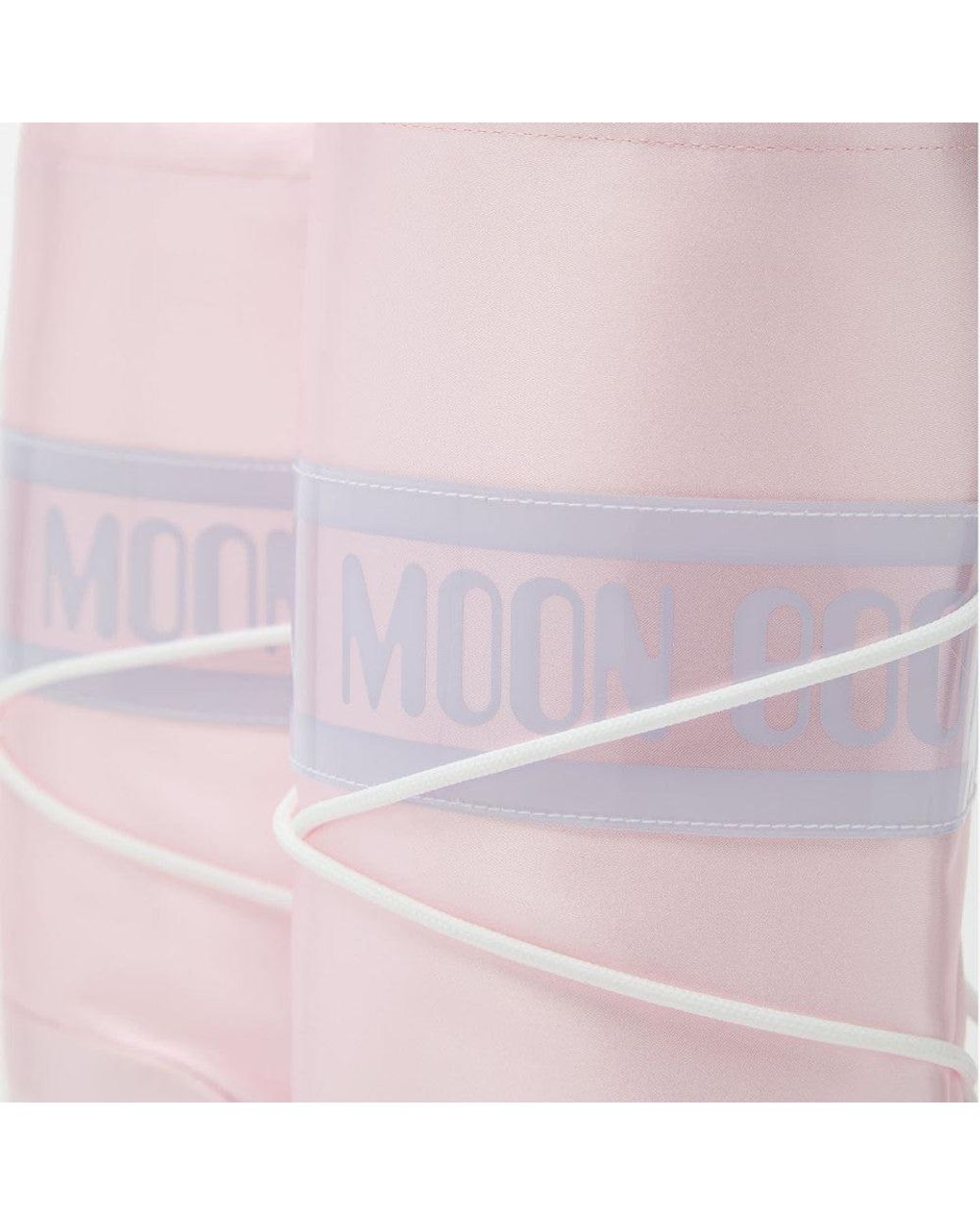 Moon Boot Pink Logo Boots for men