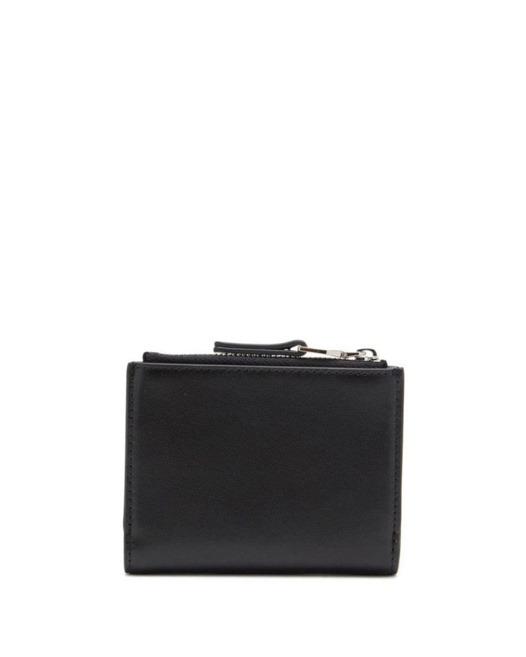 DIESEL Black Diesel Nylon Logo Plaque Wallet
