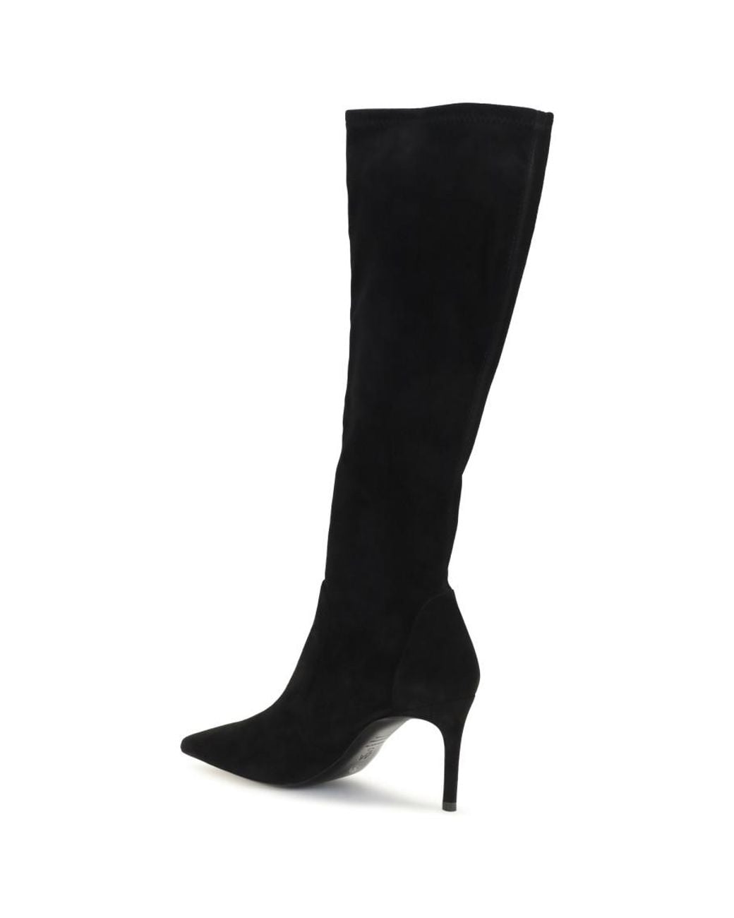 Stuart Weitzman Black Leather Power Boots