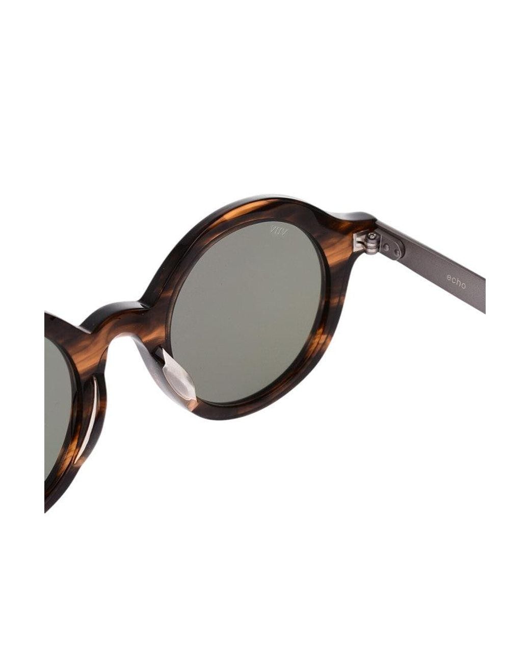 OAMC Brown Tortoise Round Sunglasses for men