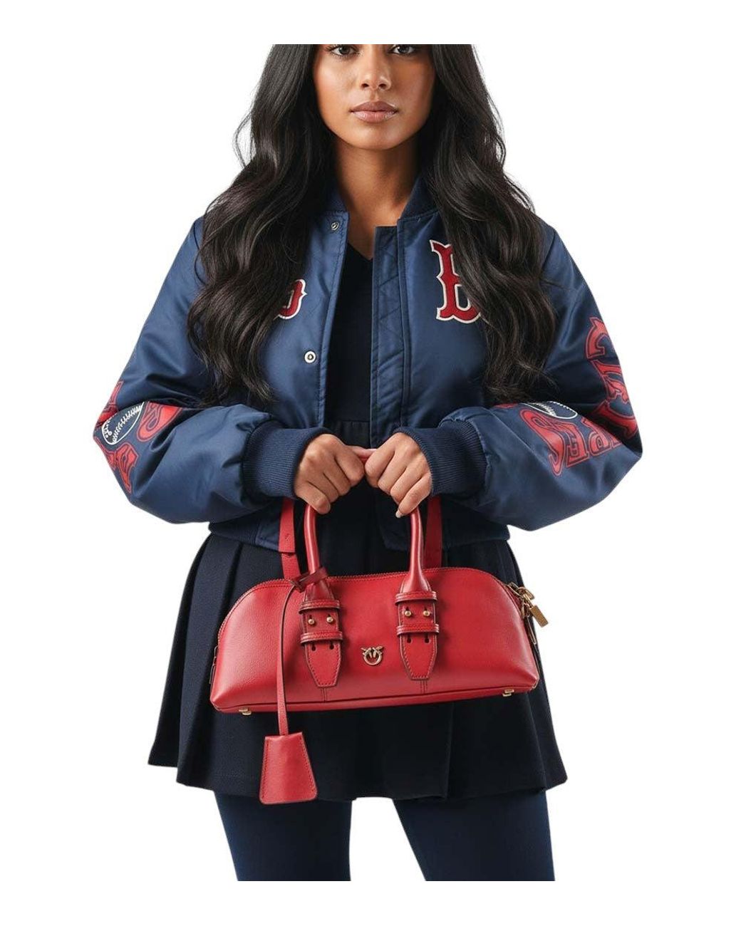 Pinko Red Escape Small Satchel