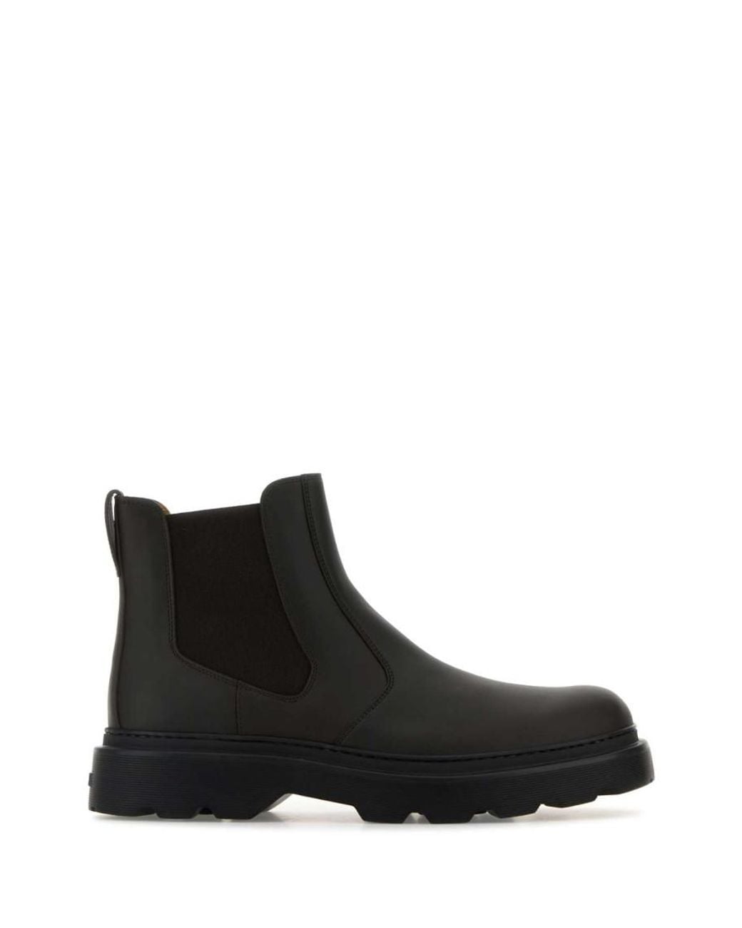 Tod's Black Stivali Marrone for men