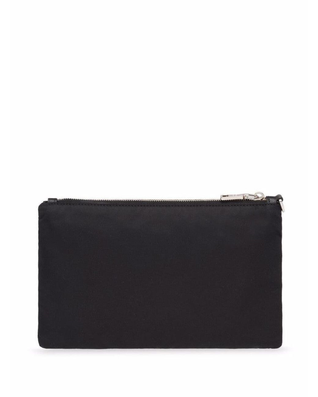 Prada Black Logo Wristlet for men