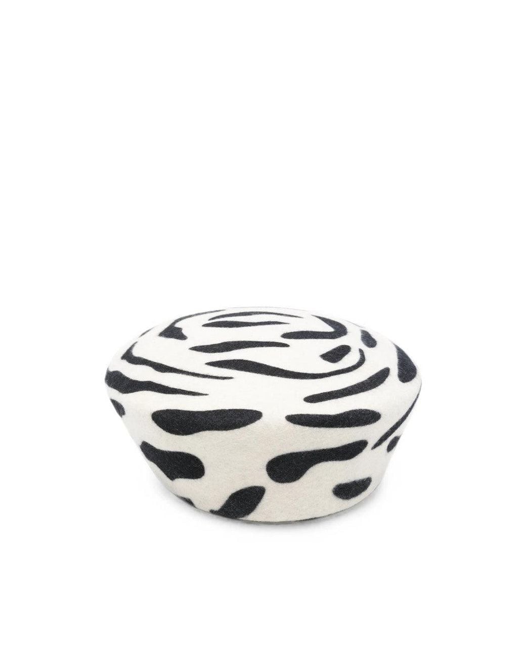 Ruslan Baginskiy Metallic Animal Print Pillbox Hat