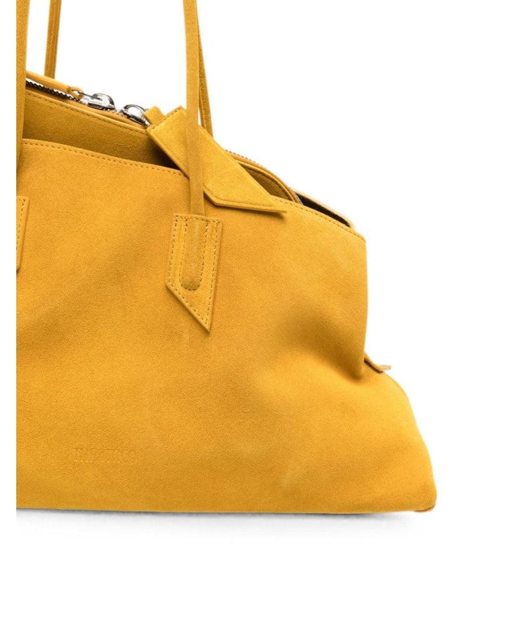 The Attico Yellow La Passeggiata Medium Tote