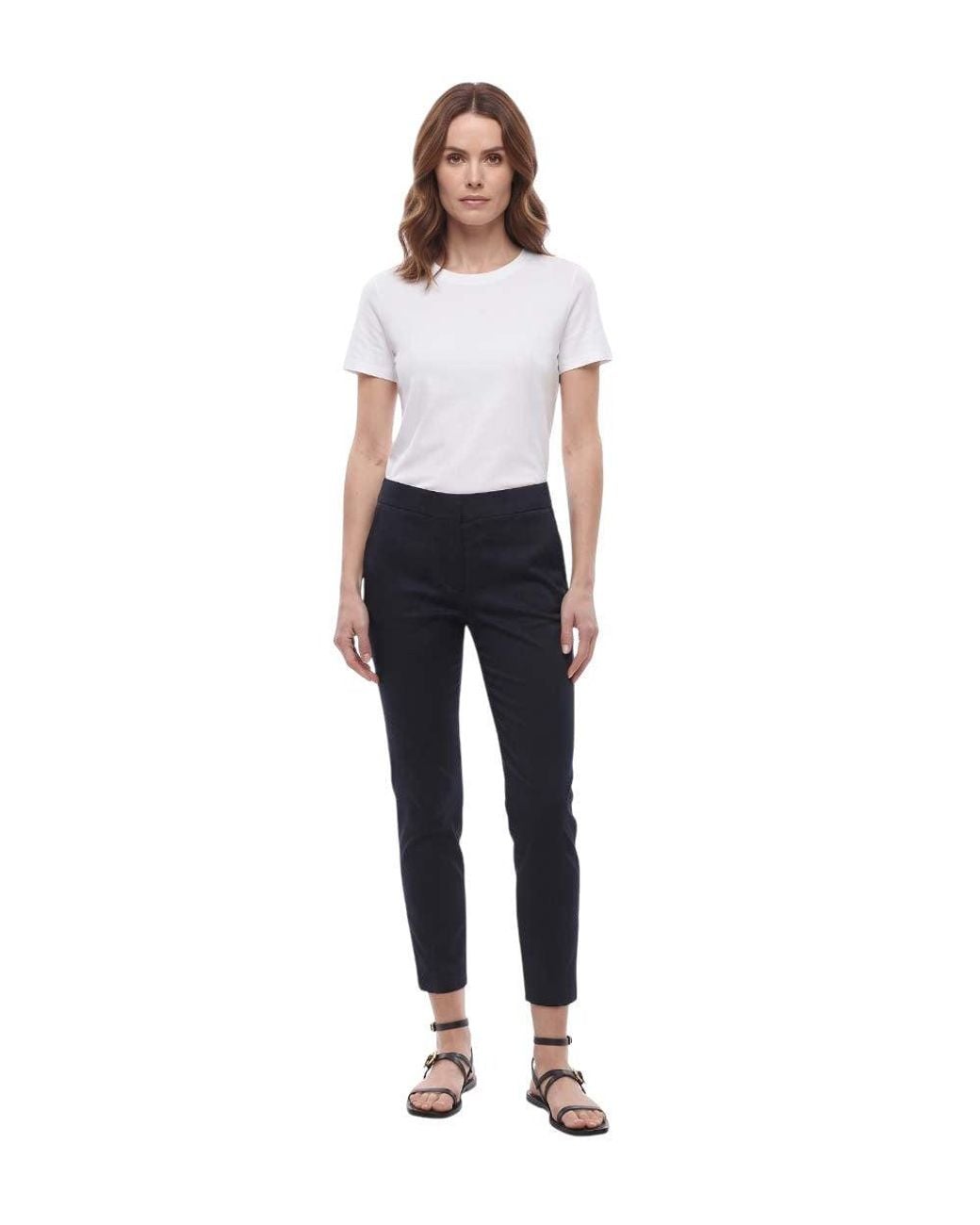 Stella McCartney Blue Slim Flat Front Pants