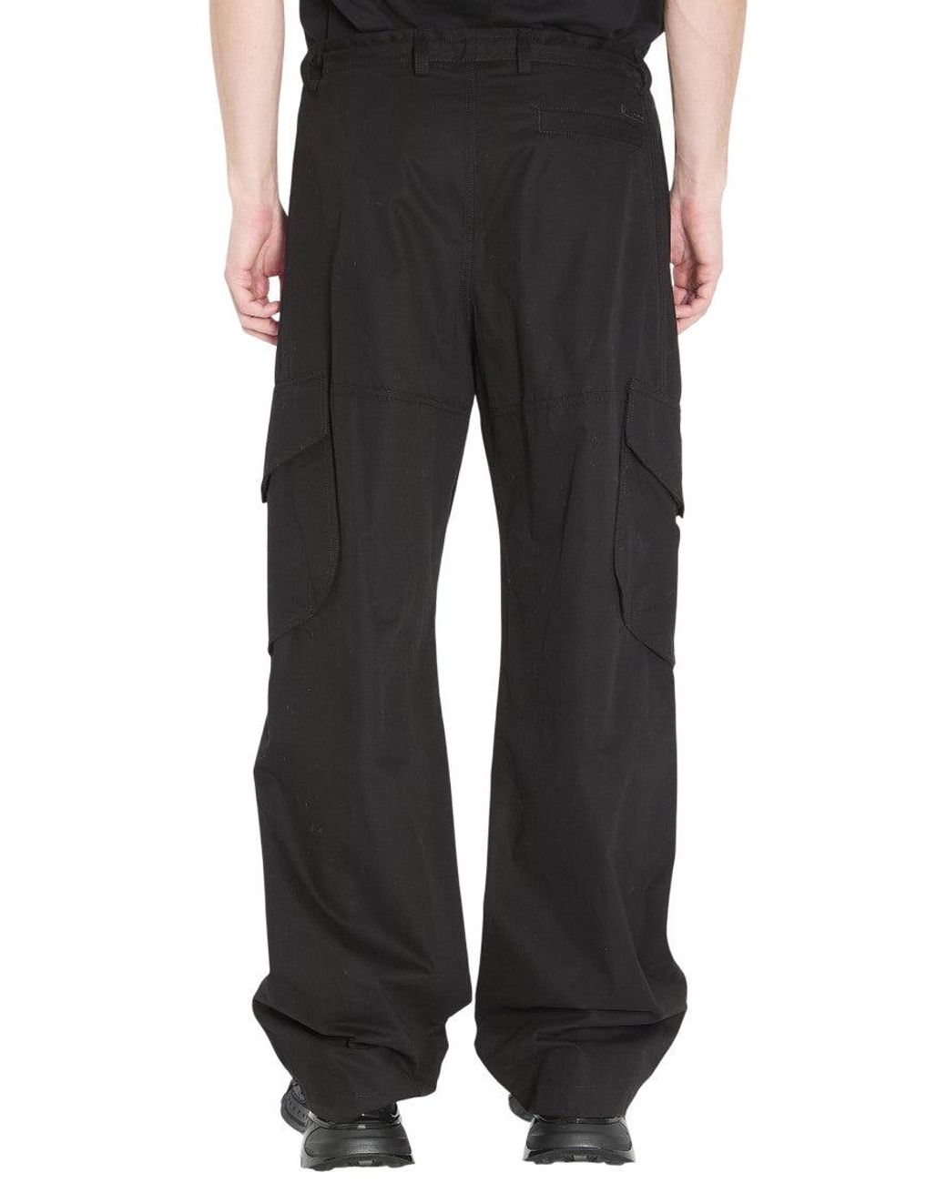 Dolce & Gabbana Black Relaxed Cargo Pants for men