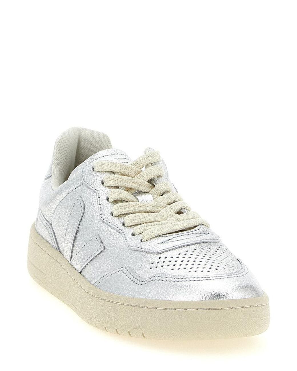 Veja White Leather Sneakers
