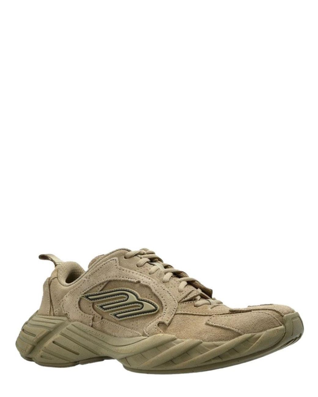 Balenciaga Green Solid Monday Sneakers