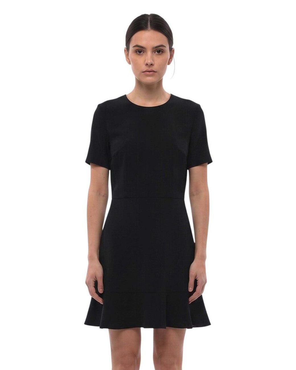 Stella McCartney Black Round Neck Mini Dress