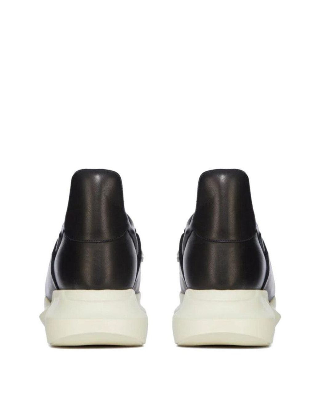 Rick Owens Black Strap Sneakers for men