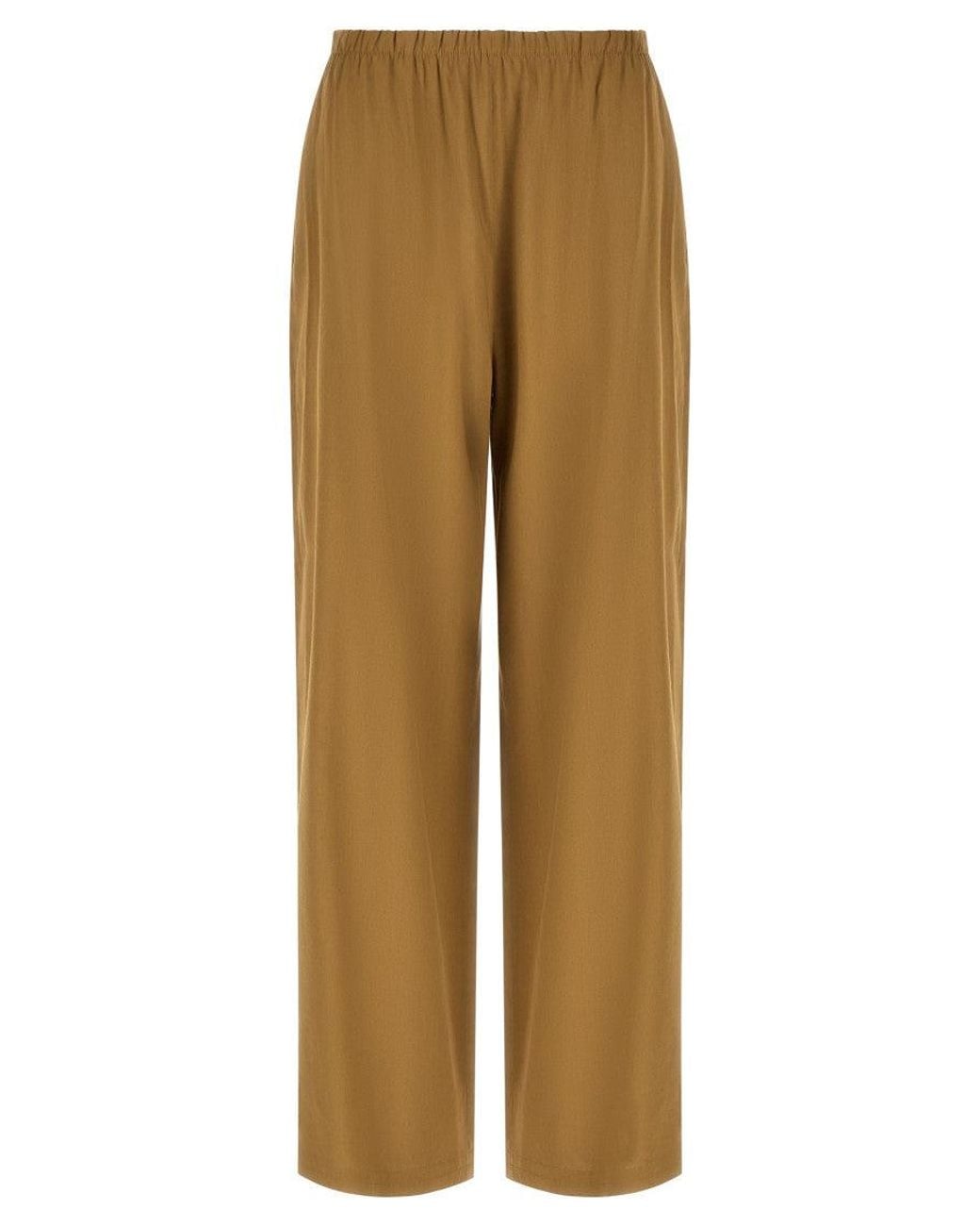 Max Mara Natural Straight Elasticated Pants