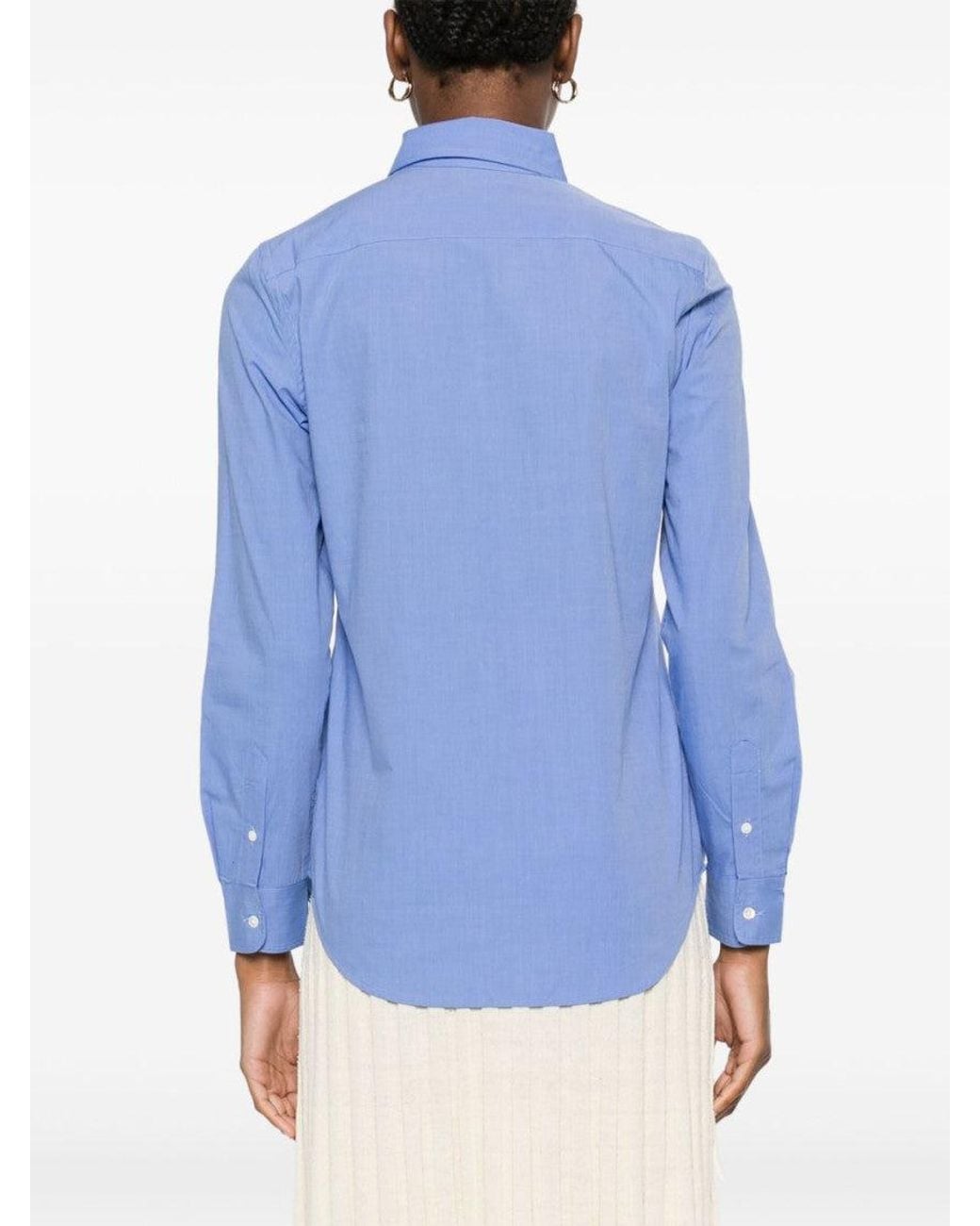 Polo Ralph Lauren Blue Polo Pony-Embroidered Shirt