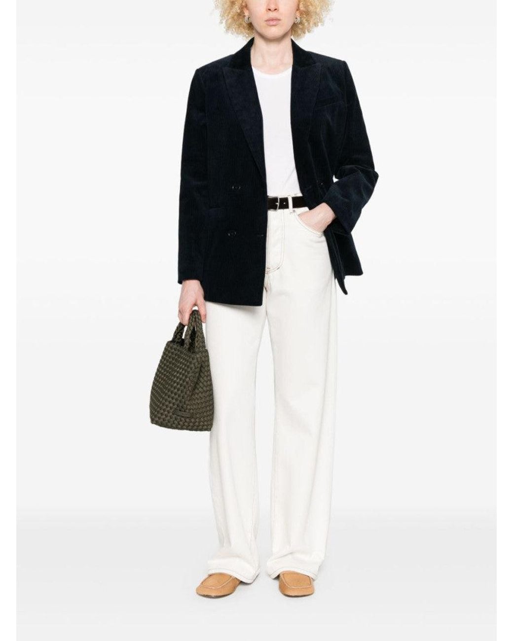 A.P.C. Black Cotton Blazer