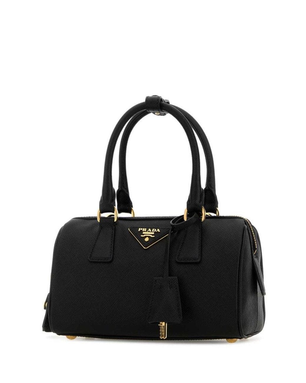 Prada Black Logo Mini Satchel