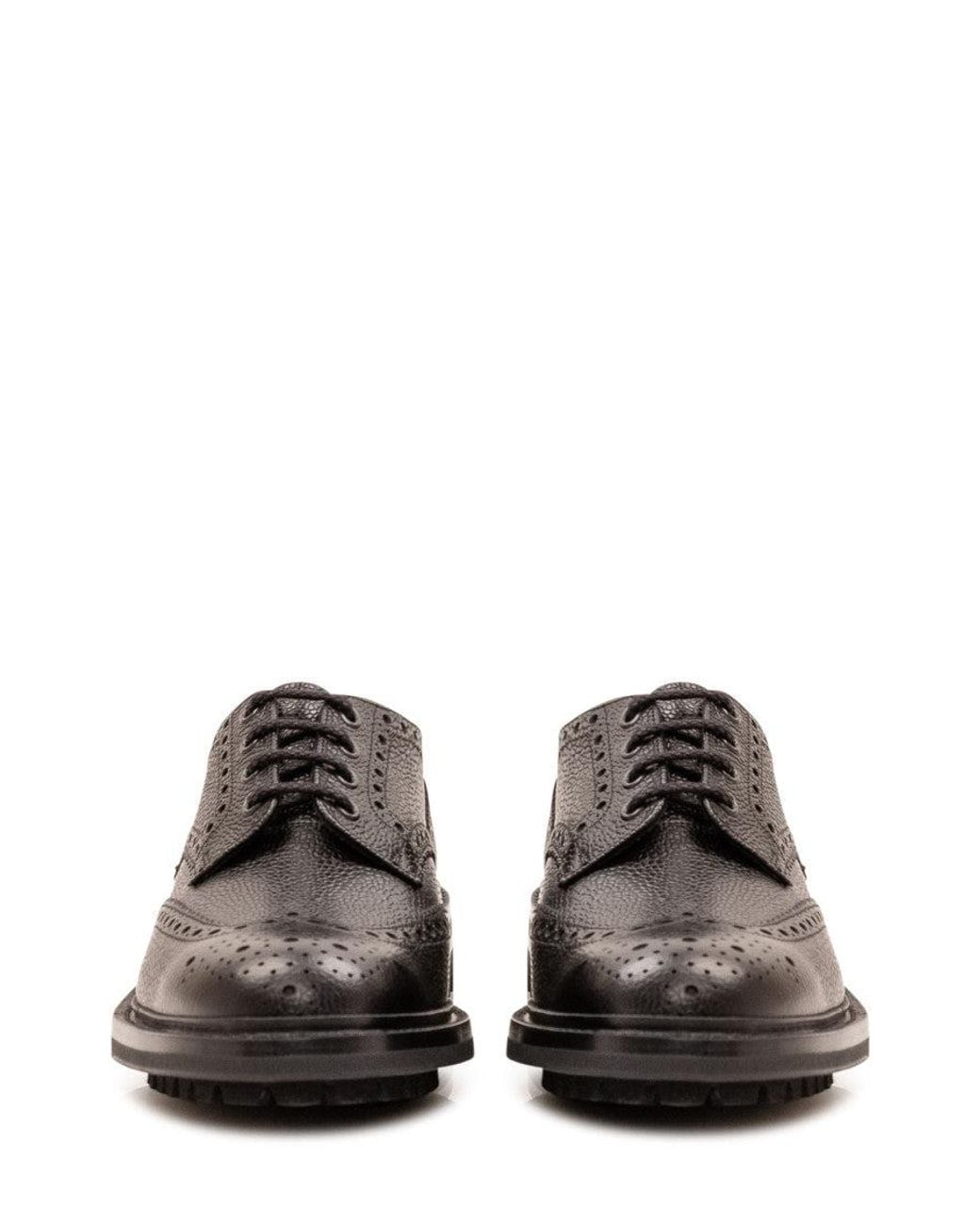 Church's Brown Leather Dress Shoes for men